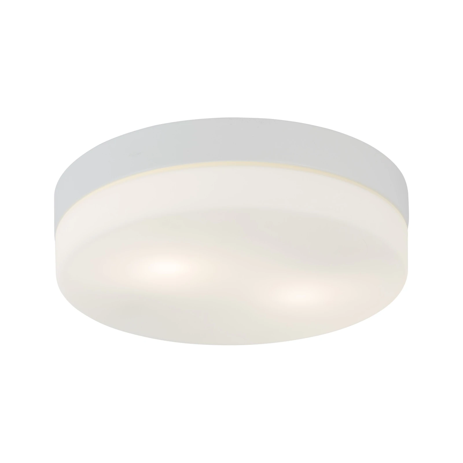 Bathroom ceiling light 29 cm – round, white, IP44 rated
