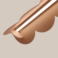 Pakabinamas LED šviestuvas 131 cm – banguotas linijinis, moka, CRI93 - Nuotrauka 8