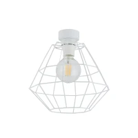 Lubinis šviestuvas DIAMOND E27, baltas