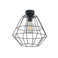 Lubinis šviestuvas DIAMOND E27, juodas
