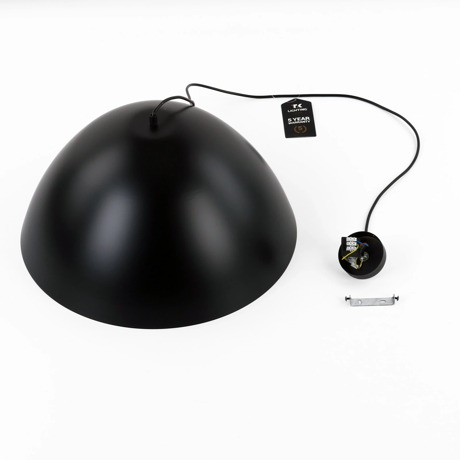 Pakabinamas šviestuvas 50 cm E27, juodas