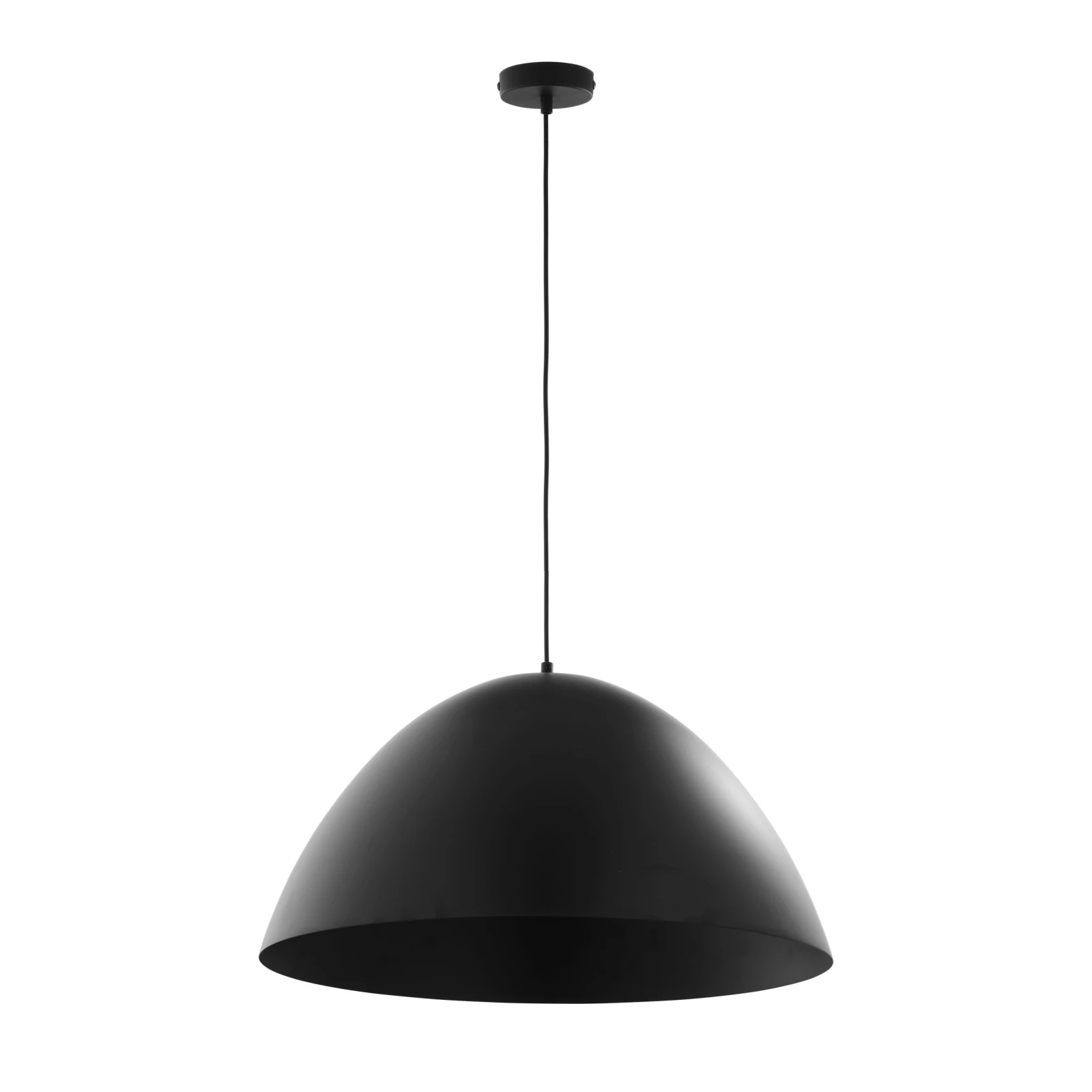 Pakabinamas šviestuvas 50 cm E27, juodas