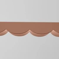 Pendant lamp 131 cm – scalloped linear, mocha, CRI98 - Image 7