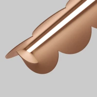 Pendant lamp 131 cm – scalloped linear, mocha, CRI98 - Image 8