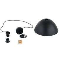 Pendant light 34 cm – black, minimalist shade - Image 5