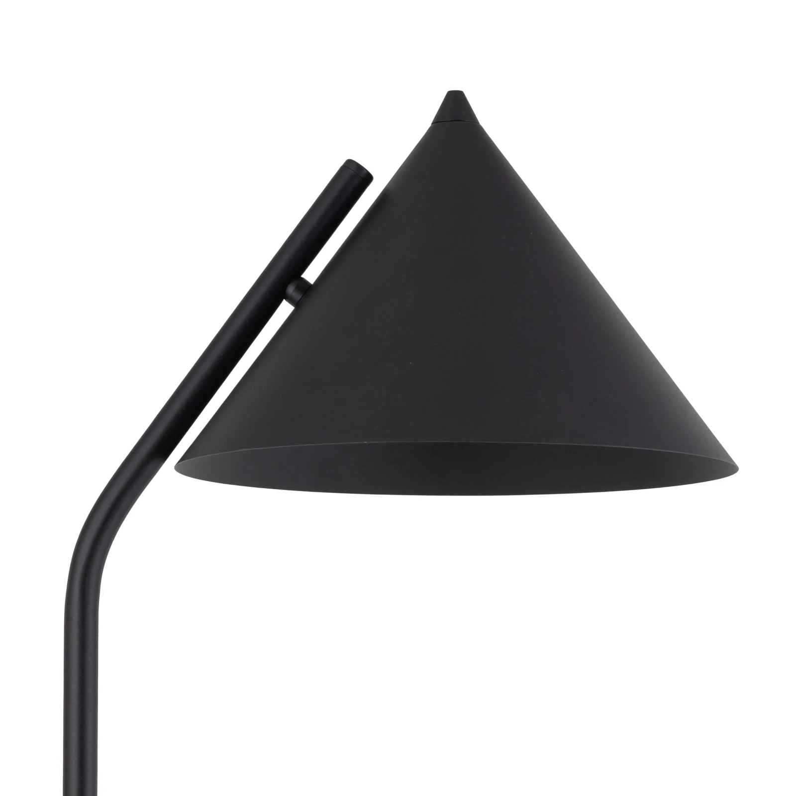 Floor lamp 15 W – conical shade, black, E27