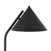 Floor lamp 15 W – conical shade, black, E27 - Image 3