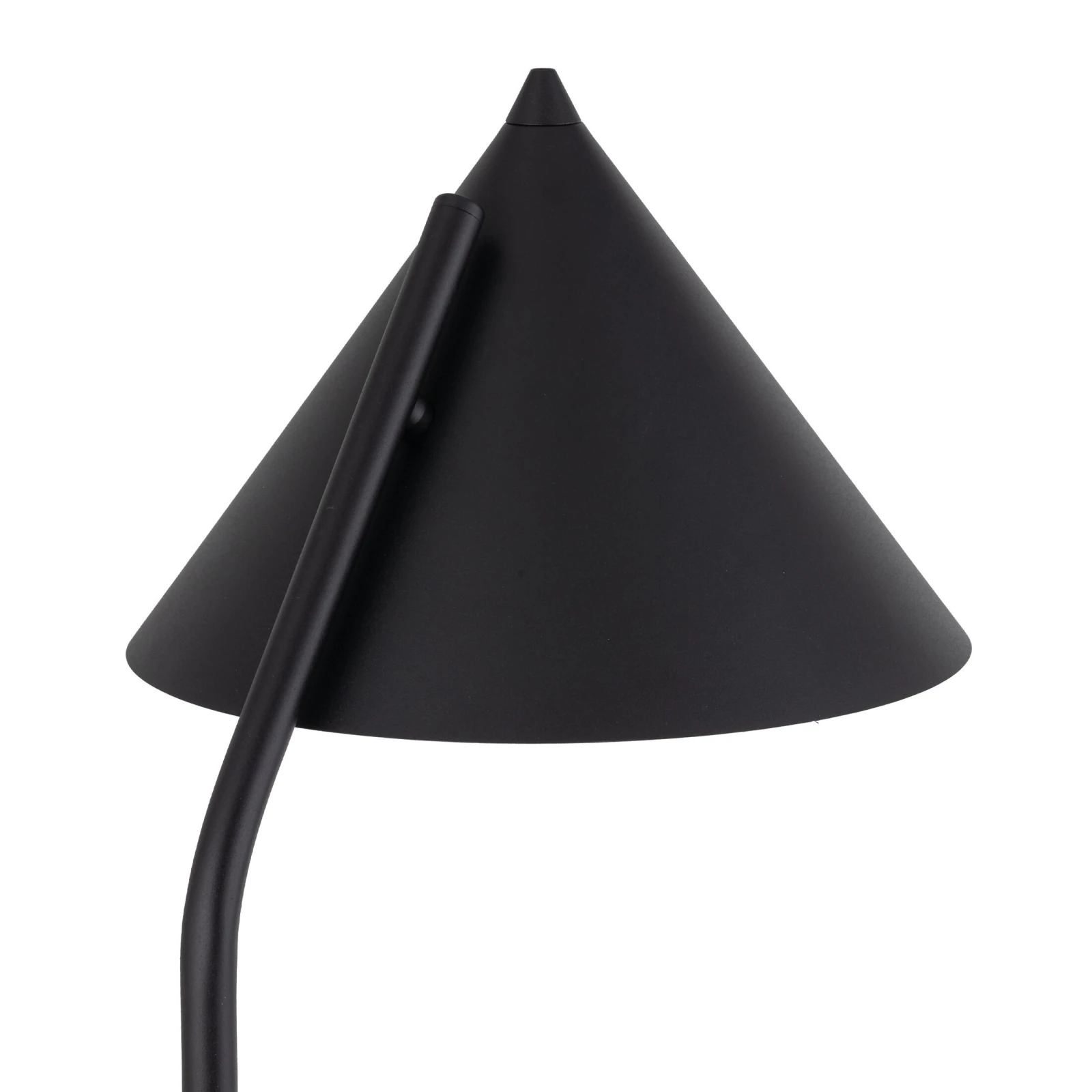 Floor lamp 15 W – conical shade, black, E27