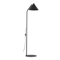 Floor lamp 15 W – conical shade, black, E27 - Image 5