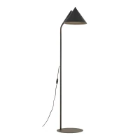 Floor lamp 15 W – conical shade, black, E27 - Image 6
