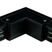 Three-circuit track connector 10 cm – left L-corner, black, IP20 - Image 2