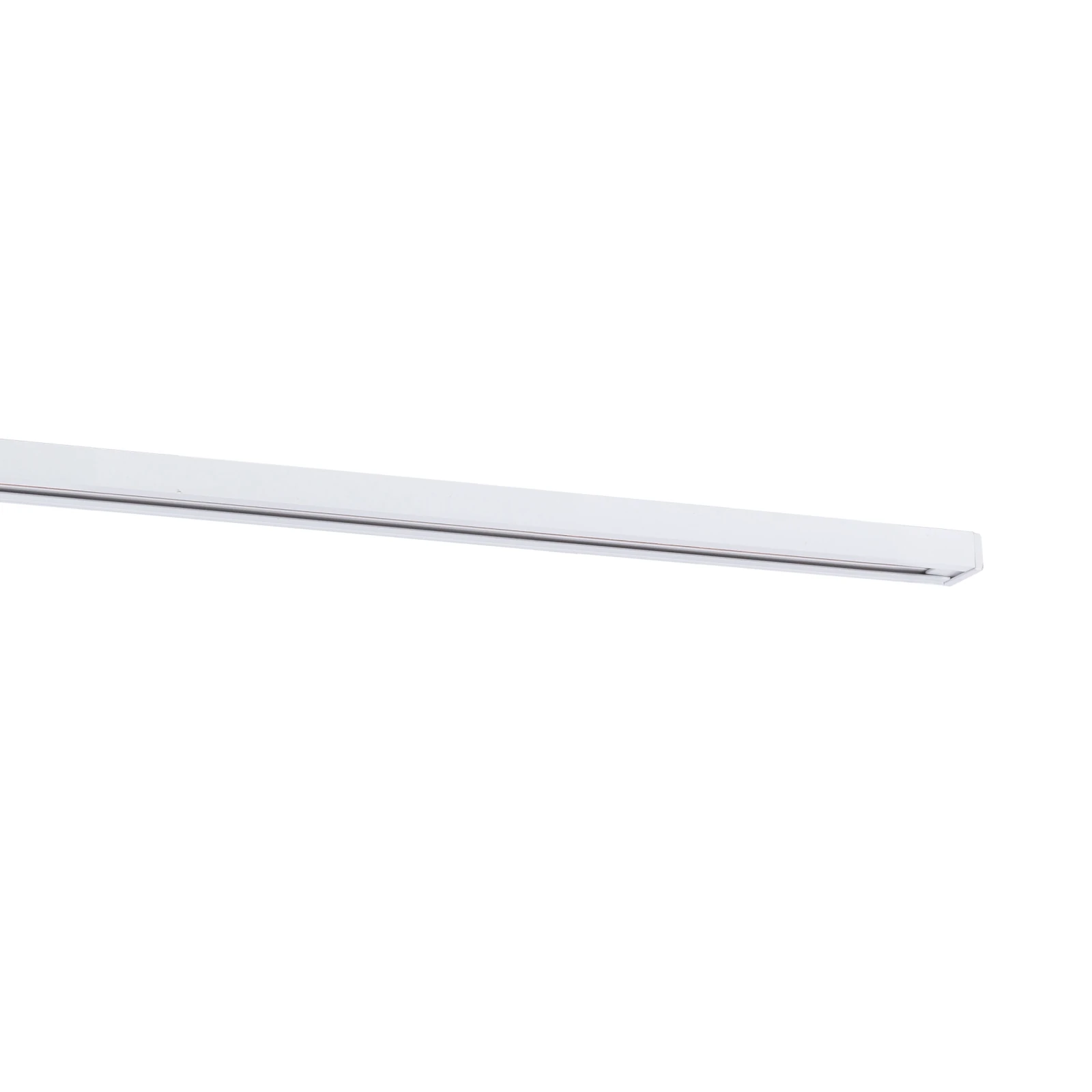 Track rail 100 cm – linear, white, single-circuit