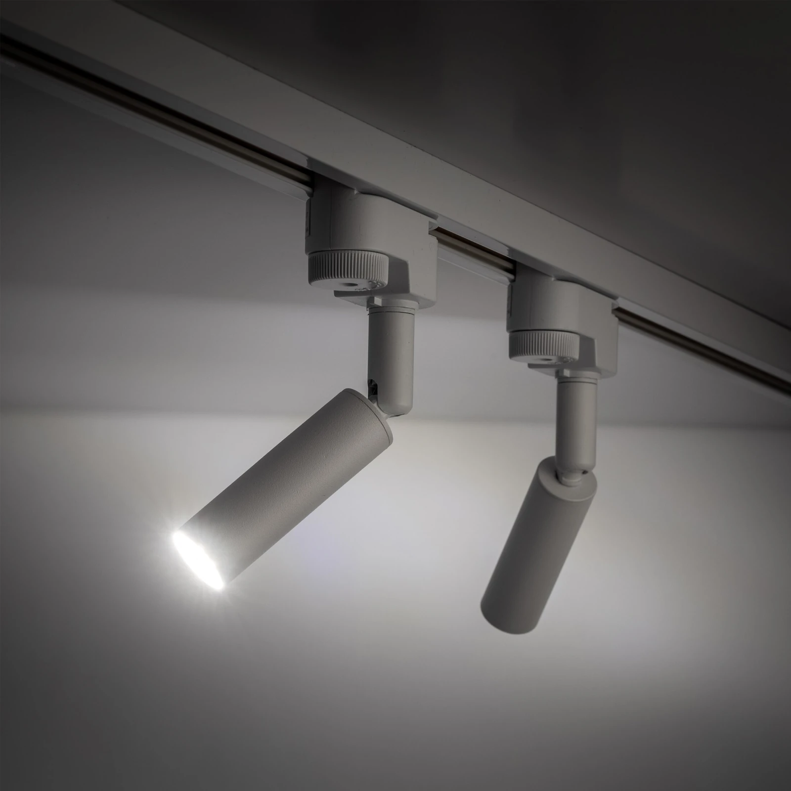 TRACER LAGOS track light – 3 W, white, adjustable angle
