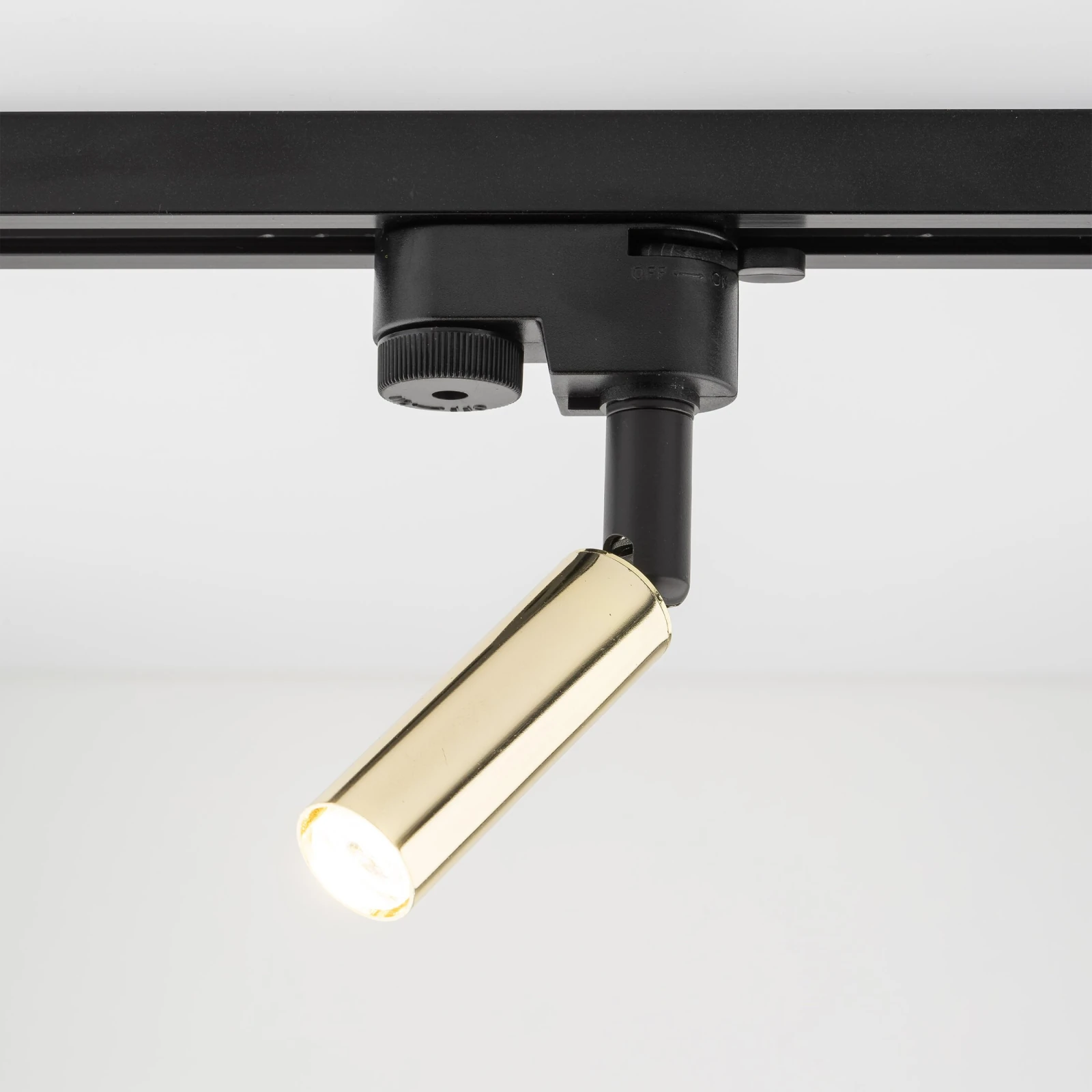 Track light TRACER LAGOS 3 W – G9, gold and black accent