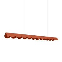 Pendant lamp 131 cm / 16W – linear, red ochra, CRI98 - Image 2
