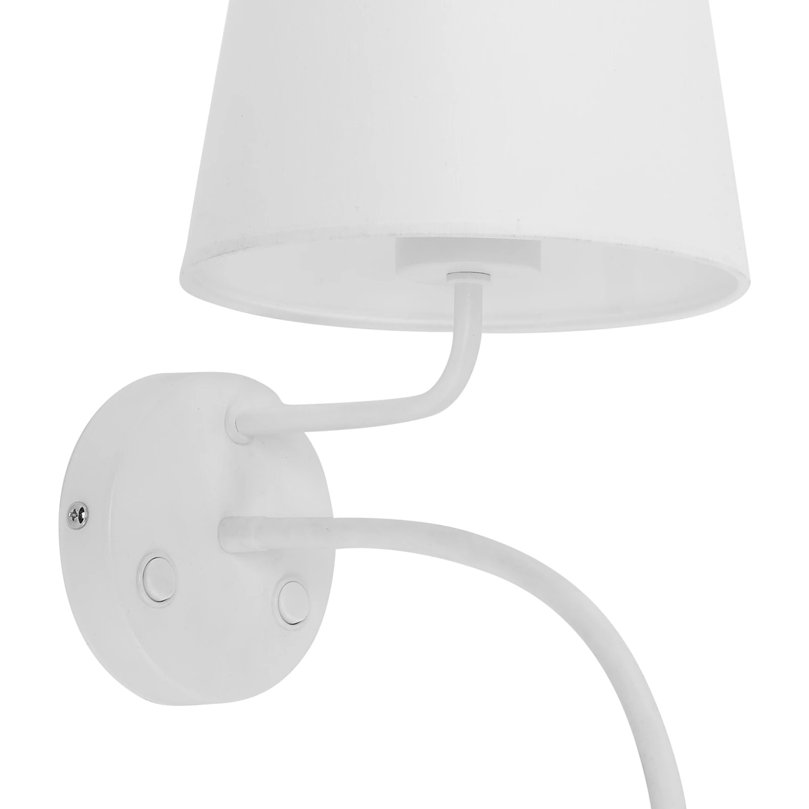 MAJA wall light – white, two-light design