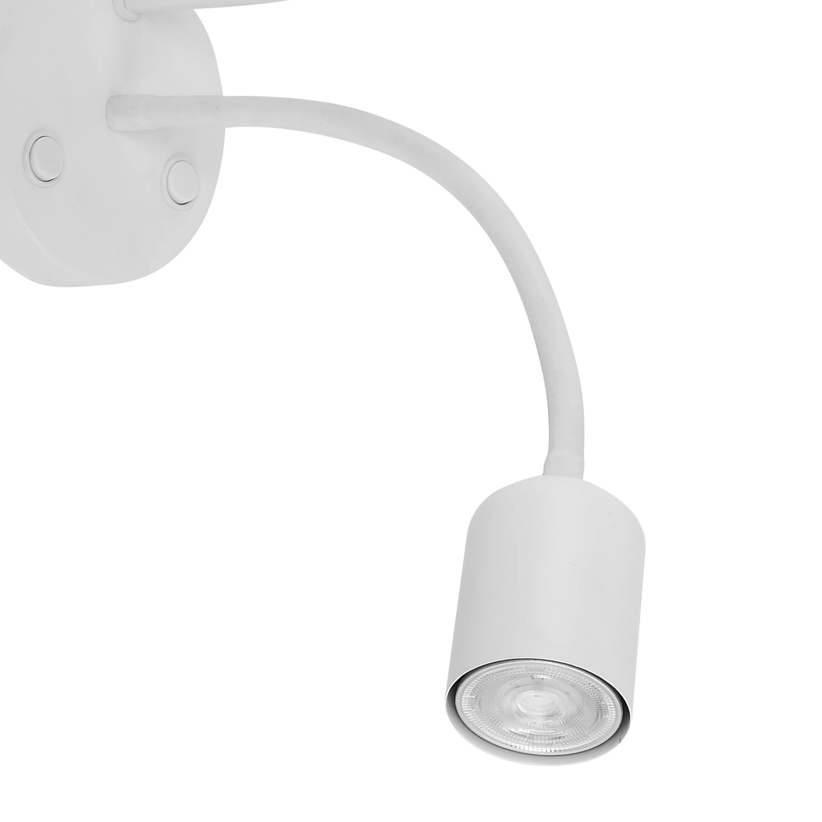 MAJA wall light – white, two-light design
