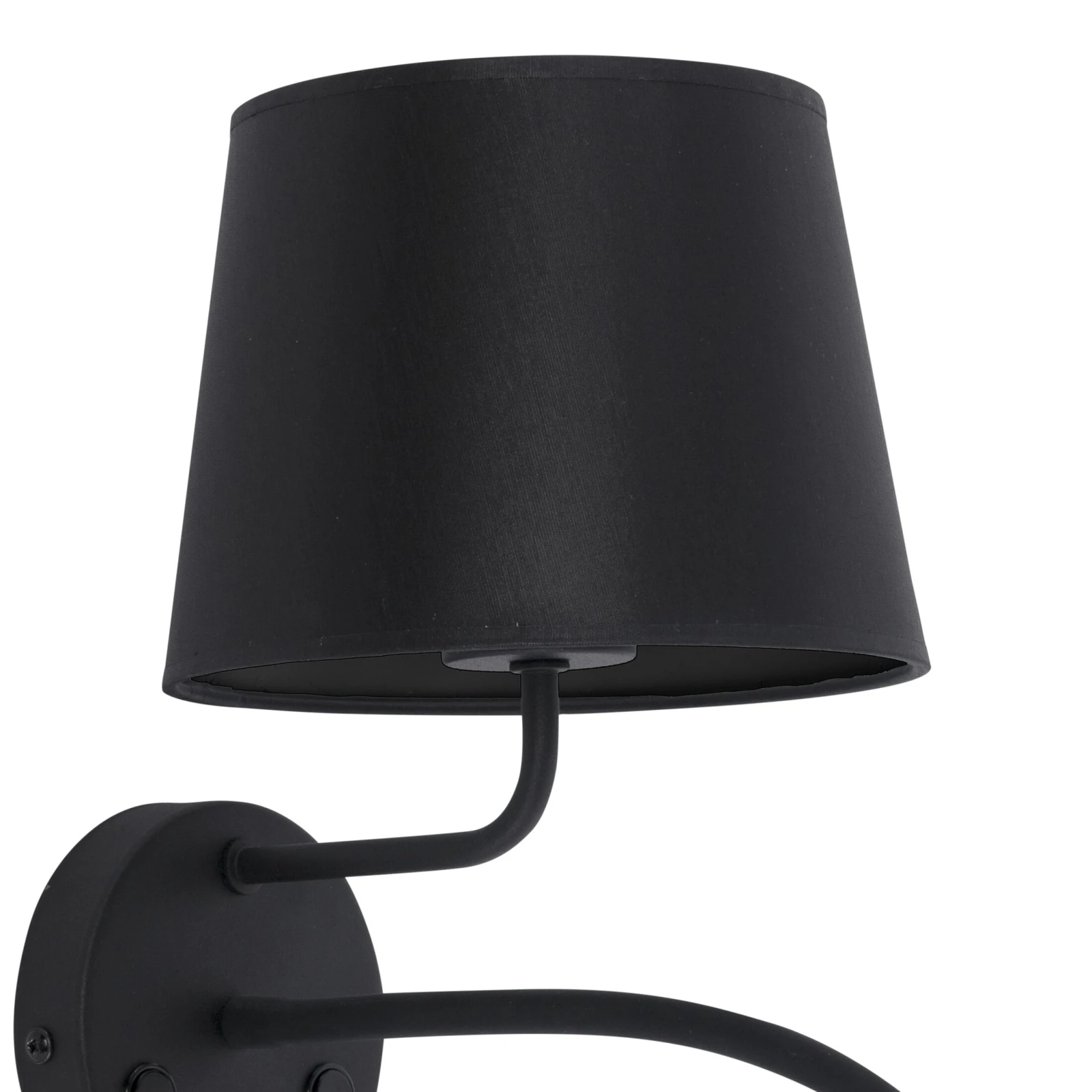 MAJA wall light – black, two-light design