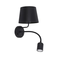 MAJA wall light – black, two-light design - Image 1