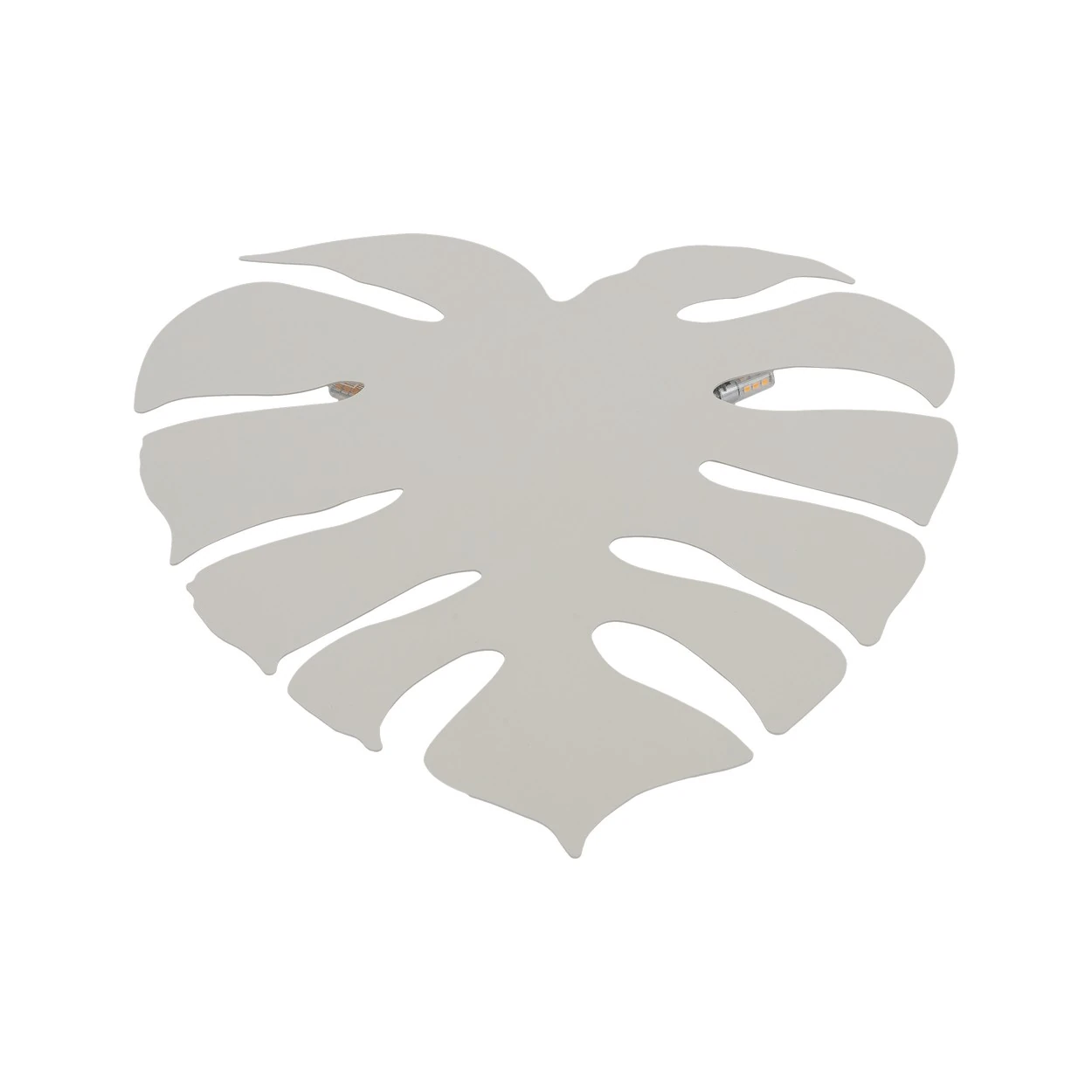 Wall light 3xG9 – leaf shape, beige, decorative accent