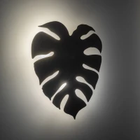 Wall light 3xG9 – leaf shape, beige, decorative accent - Image 3