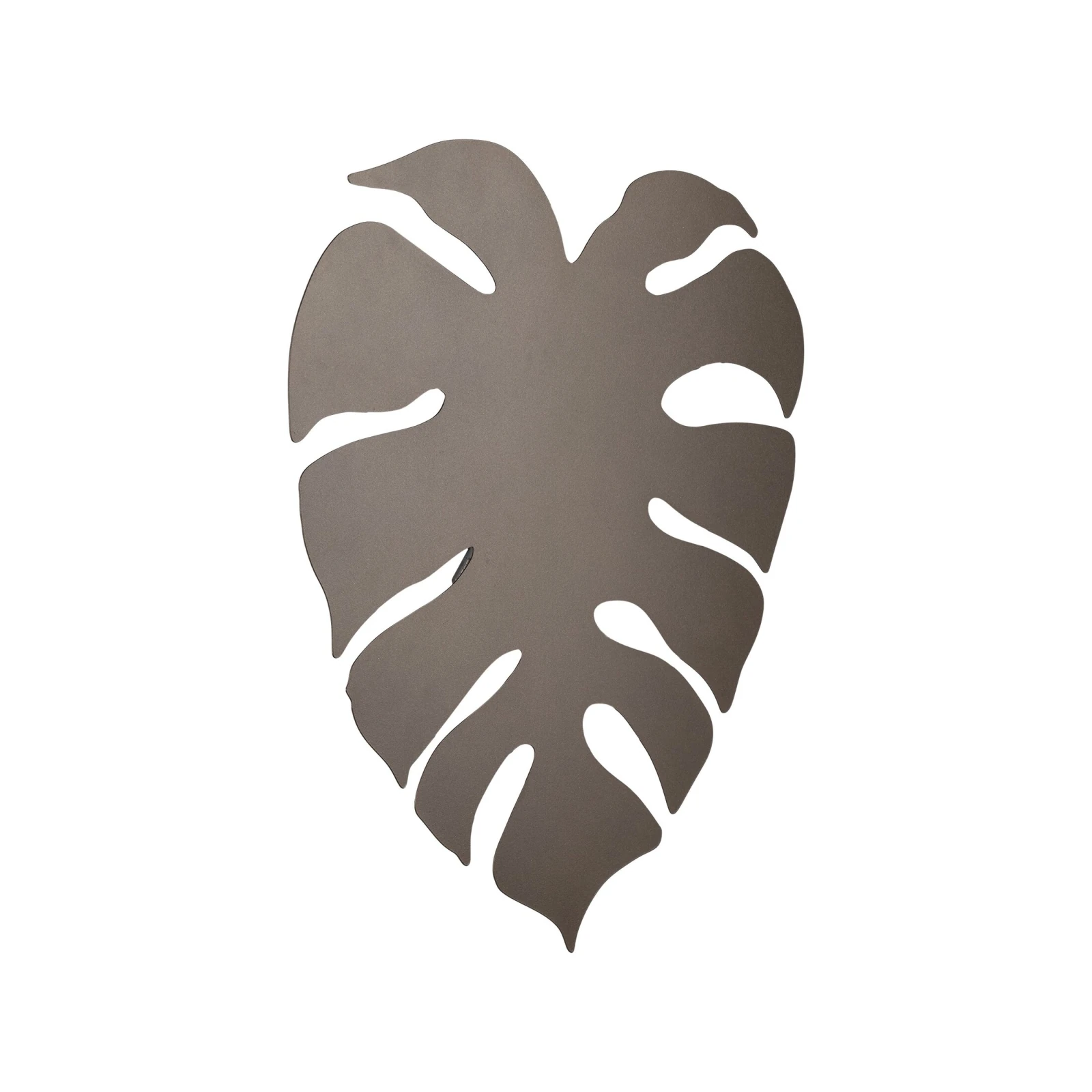 MONSTERA wall light 3xG9 – leaf shades, brown finish