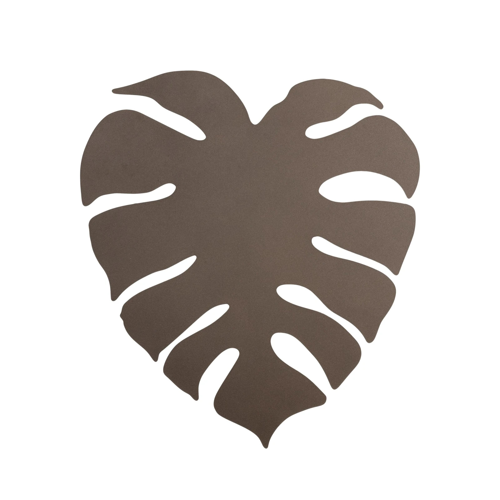 MONSTERA wall light 3xG9 – leaf shades, brown finish