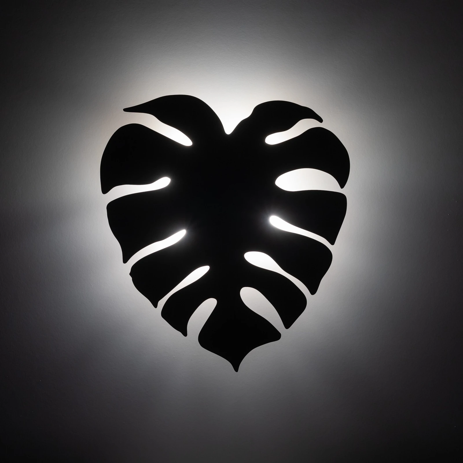 MONSTERA wall light 3xG9 – leaf shades, brown finish