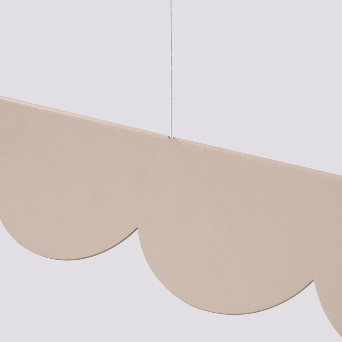 Pakabinamas šviestuvas 131 cm / 16W – linijinis, pilkai ruda, LED