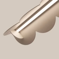 Pakabinamas šviestuvas 131 cm / 16W – linijinis, pilkai ruda, LED - Nuotrauka 8