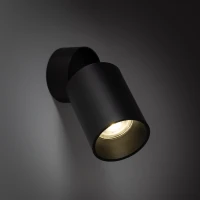 Wall light 10 W – black GU10 spotlight, adjustable angle - Image 2