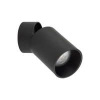 Wall light 10 W – black GU10 spotlight, adjustable angle - Image 1