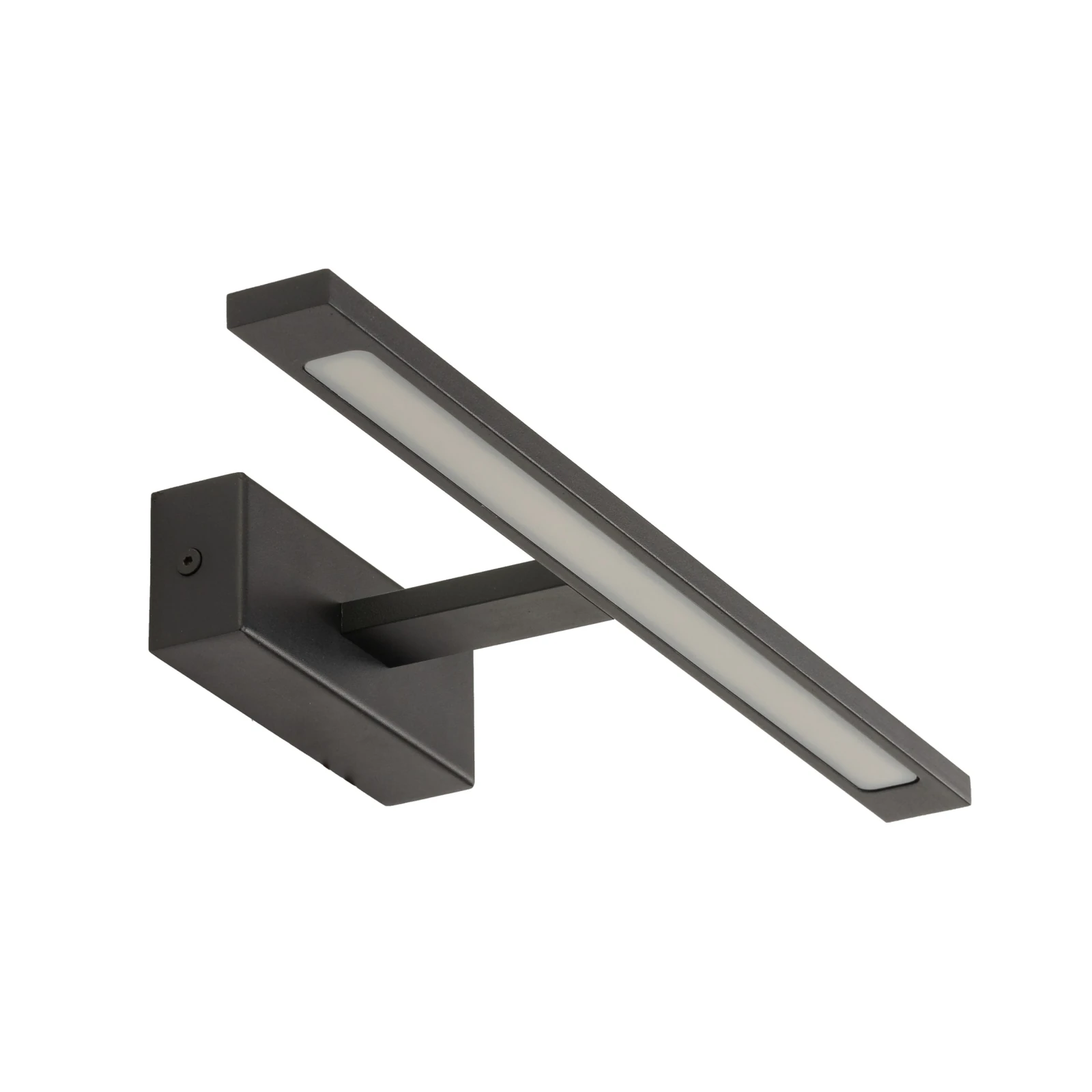 GALLERY LED wall light 12 W – linear, black, IP44