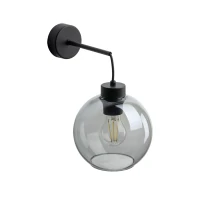 CUBUS 15 W wall light – graphite glass, black base - Image 4