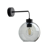 CUBUS 15 W wall light – graphite glass, black base - Image 2