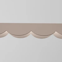 Pendant lamp 131 cm – scalloped, taupe, CRI98 LED - Image 7