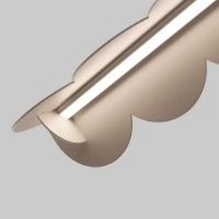 Pendant lamp 131 cm – scalloped, taupe, CRI98 LED - Image 8