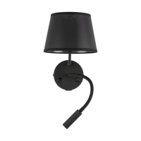 MAJA sieninis šviestuvas 15 W + 8 W, juodas, su USB - Nuotrauka 11