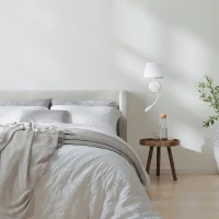 MAJA 15 W + 8 W wall light – round, white, USB and reading light - Image 3
