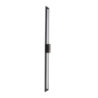 LED wall fixture 8 W – long, black, warm white - Image 3