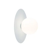 PIXI 8 W wall light – round, blue, opal glass shade - Image 5