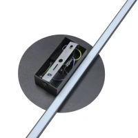 LED wall light 2W – linear black, 3000K accent - Image 7