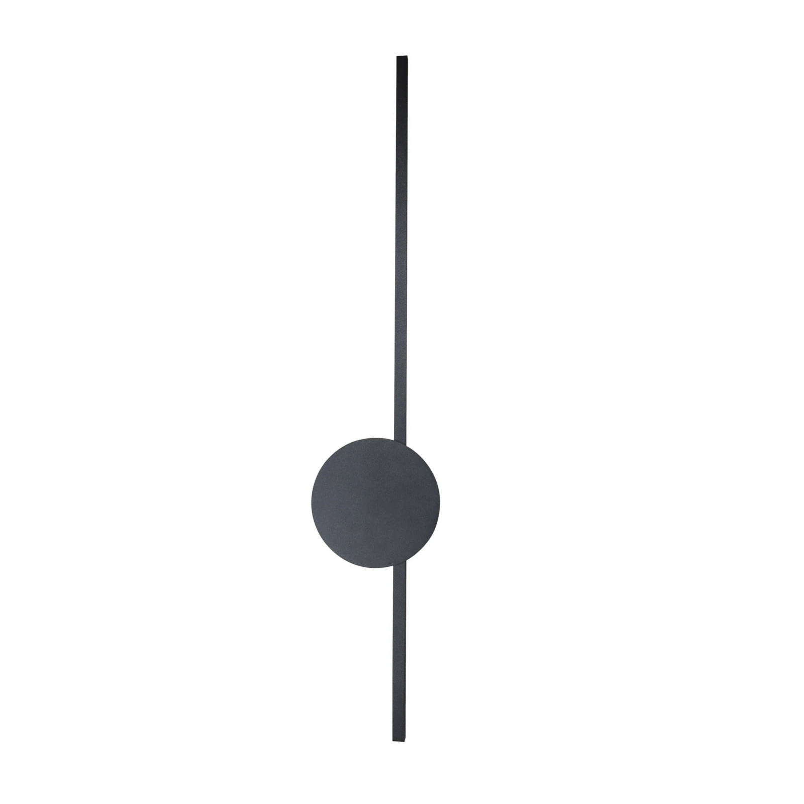 LED wall light 2W – linear black, 3000K accent