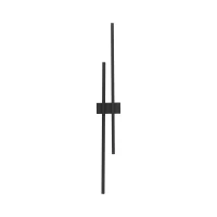 Wall light 4 W – linear, black, 2 LED strips - Image 7
