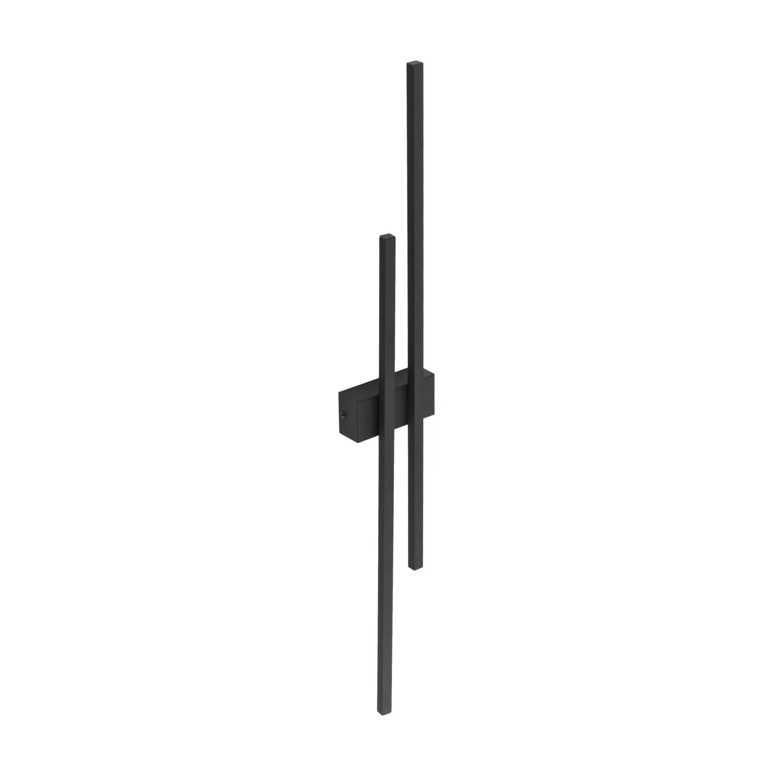 Wall light 4 W – linear, black, 2 LED strips