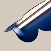 Pendant lamp 131 cm/16W – linear, ultramarine, CRI93 - Image 7