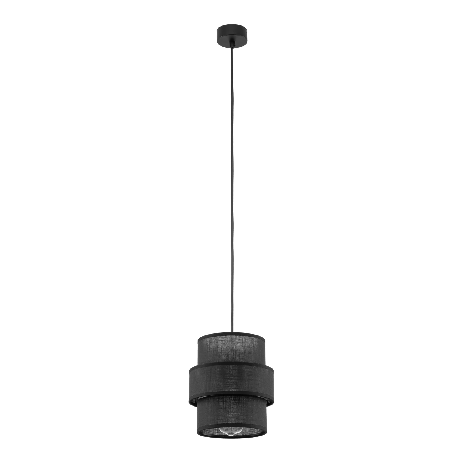 CALISTO BLACK pakabinamas šviestuvas E27, juodas