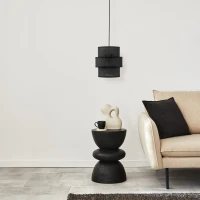 CALISTO BLACK pakabinamas šviestuvas E27, juodas - Nuotrauka 1