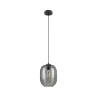 Pendant light ELIO 1 – graphite glass shade, E27 - Image 2
