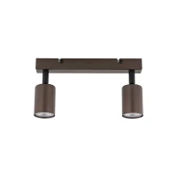TOP ceiling light 2xGU10 – linear, brown, adjustable - Image 6